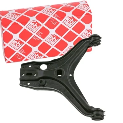 Image de FEBI BILSTEIN 09527 Bras de suspension avec roulement Essieu avant gauche, inférieur barre oscillant transversal Tôle d&#039;acier AUDI: 90 B3, Coupe B3
