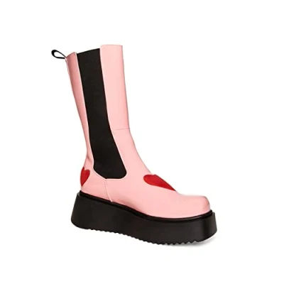 Image de LAMODA Crash And Burn Chunky Platform Wedge Boots, EU 38