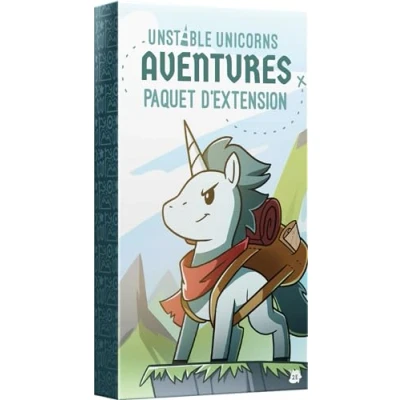 Image de Asmodee TeeTurtle Unstable Unicorns Extension : Aventures Jeux de société cartes adultes et enfants à partir 8 ans 2 joueurs Version française
