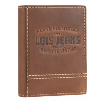 Image de Lois Portefeuille Homme Cuir Homme. Portefeuilles et Porte Carte Feuille pour Vintage 208118, Marron