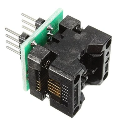 Image de DollaTek SOP8 à DIP8 IC Adaptateur Socket Programmeur Haute qualité OTS 16 03 pour 24xx 93xx eeprom