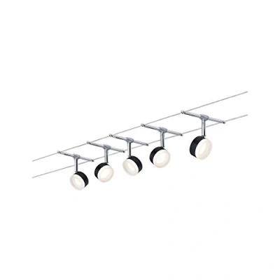 Image de Paulmann Wire ClearLED système câble 5 lampes m chromé