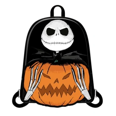 Image de Disney Jack Skellington Sac à dos en similicuir de qualité supérieure, Noir , taille unique
