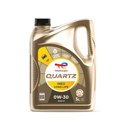 Image de Total Quartz Ineo Long Life 0W 30 5I Huile moteur 214225 VOLKSWAGEN: Golf 7, 4, Polo V 3/5 portes, BMW: 3 Berline, 1 5 Berline