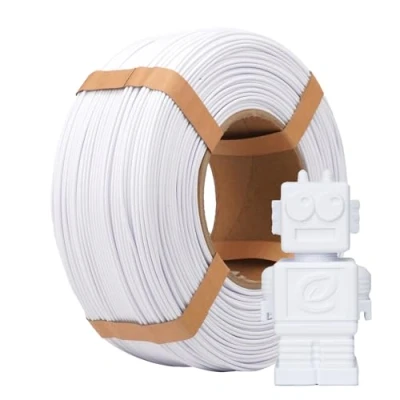 Image de eSUN PLA Refill Filament 1.75mm, d&#039;Impression 3D sans Bobine Précision Dimensionnelle +/ 0.05mm, de 1KG (2.2 LBS) Rapide pour Imprimantes à Grande Vitesse,Blanc Froid