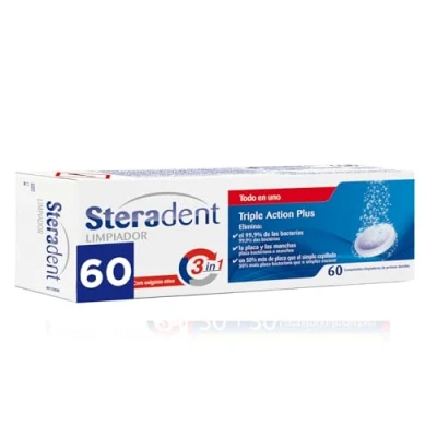 Image de Steradent Triple Action Plus 60 Tab