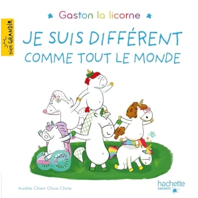 Image de Gaston la licorne Je suis différent comme tout le monde