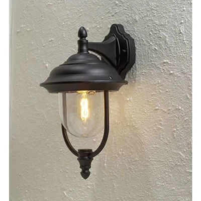 Image de Konstsmide Jolie applique d&#039;extérieur PARMA inversée noire