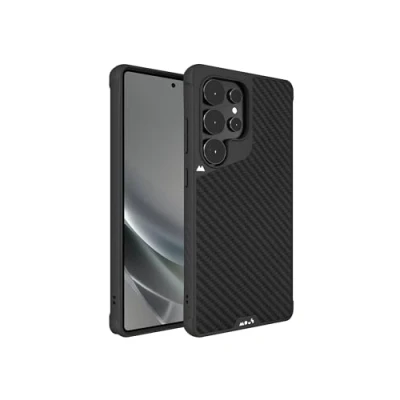 Image de Mous Coque pour Samsung Galaxy S25 Ultra compatible avec MagSafe Limitless 6.0 Fibre de carbone protection antichoc