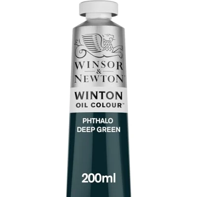 Image de Winsor &amp; Newton Winton Huile 200ml Vert Phtalocyanine Fonce