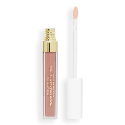 Image de Revolution PRO Vegan Collagen Peptide HIGH Shine LIP Gloss Gloss, Taille: 4 ml, Cashmere