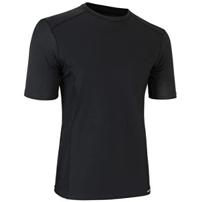 Image de Gripgrab Mixte Sous Maillot Fonctionnel Coupe vent À Manches Courtes pour le Vélo Undershirt, Noir, XL EU