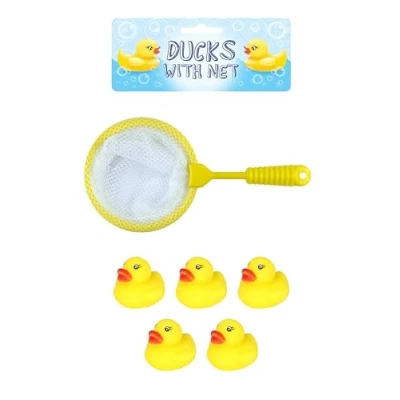 Image de Jeu de pêche des canards Nick avec 5 en caoutchouc