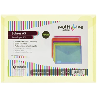 Image de Grafoplas 4872560 pochettes extra économiques capacité vert format A5