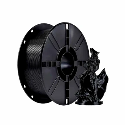 Image de iBOSS PETG Filament 1.75mm, Bobine de 1kg(2,2lbs), Imprimante 3D PETG, Précision Dimensionnelle +/ 0.02mm, d&#039;impression pour 3D, Noir