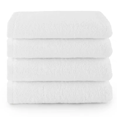 Image de Top Towel Plus Serviettes de Bain 4 Visage ou Bidet 30 x 50 cm 100% Coton Azuline
