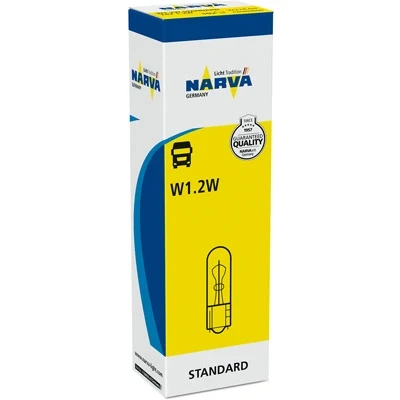 Image de NARVA 170403000 Ampoule, éclairage des instruments 24 1,2 Lampe à socle en verre W2x4.6d