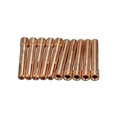 Image de RIVERWELD Collets Tig 2,4 mm Orifice Ajuster QQ150A Souding Torch Parts Consommables 10pk