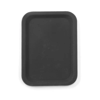 Image de HENDI Plateau de Service antidérapant, rectangulaire, Multi Usage, pour Servir, Gastro, Bar, Restaurant, 200x280x(H) 18mm, Noir, Polyester renforcé Fibres Verre
