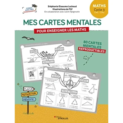 Image de Mes cartes mentales pour enseigner les maths Cycle 3 : CM1, CM2: 80 reproductibles