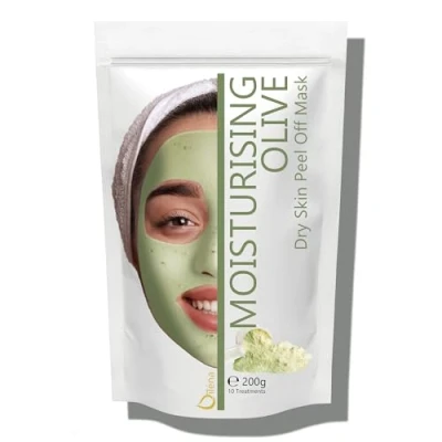 Image de Oïléna Masque Peel Off Alginate Visage Hydratation Intense et Réparation Peau Sèche Élimination Douce des Points Noirs Teint Lisse &amp; Lumineux Gélifiant Maison, Transparent