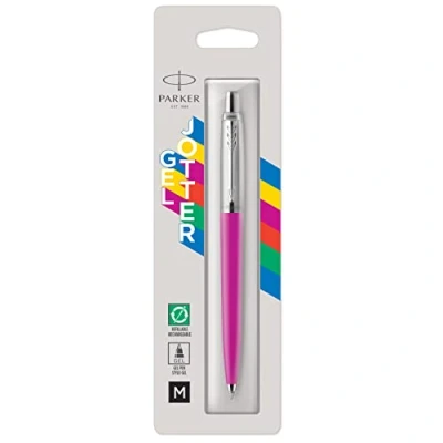 Image de PARKER Jotter Originals Lot de 1 stylo à encre gel, finition magenta rétro, pointe moyenne (0,7 mm), noire