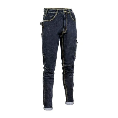 Image de Cofra V495 0 00.Z60 CABRIES jean 70% coton 28% polyester 2% élasthanne 330G M2 Bleu Taille 60