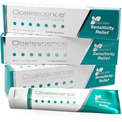 Image de Ultradent Opalescence Dentifrice blanchissant Sensitive Sensitivity Relief Menthe fraîche Pack avantage 3er (3x 133g)