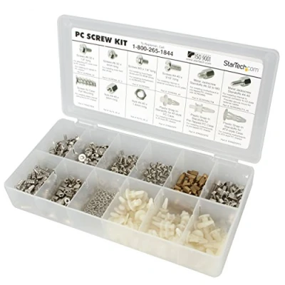 Image de StarTech.com Ensemble de vis d&#039;ordinateur, assortiment luxe Vis, écrous et entretoises (PCSCREWKIT)