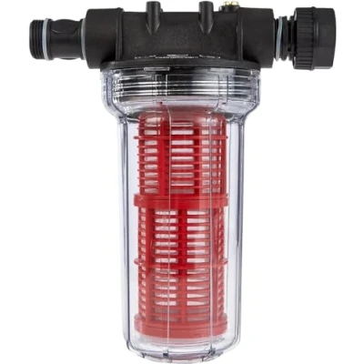 Image de Einhell Filtre Anti sable 25 cm pour pompe à eau, avec cartouche (filetage laiton, 2 raccords de connexion R1, cm)
