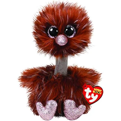 Image de Ty TY36283 Beanie Boo&#039;s Peluche Orson l&#039;autruche 15 cm
