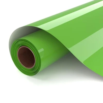 Image de UIOK Flex Thermocollant,Vert Vinyle Thermocollant 30.5x183cm Pour Tissus, Vert HTV Vinyles de Transfert à Chaud Cricut Facile Couper et Désherber