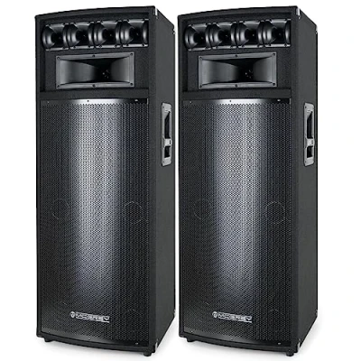 Image de McGrey PowerDJ 212 Système de sonorisation passif, la paire 2 x 800W