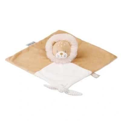 Image de Nattou Doudou en Ployester, Lion, Compagnon de Route dès la Naissance, env. 40 cm, Flo, Oli &amp; Ernest, Ernest Brun