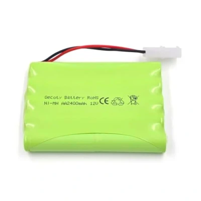 Image de Gecoty® Batterie NiMH 12 V 2400 mAh rechargeable AA avec connecteur KET 2P, pour télécommande jouet et outils électriques