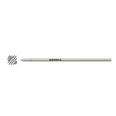 Image de RHODIA 9283C Recharge pour 3 en 1 scRipt Multipen Stylo Bille Encre Noire Pointe Haute Précision 0,5 mm Collection