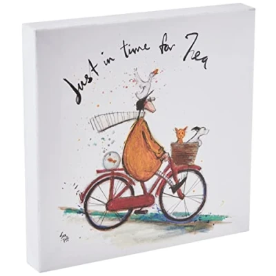 Image de Sam Toft Toile imprimée 30 x cm (Just in Time for Tea)