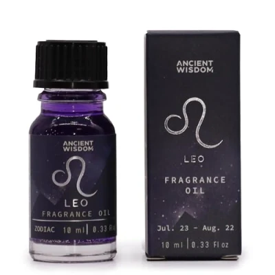 Image de Huile de parfum zodiaque Lion élément feu 10 ml Ancient Wisdom