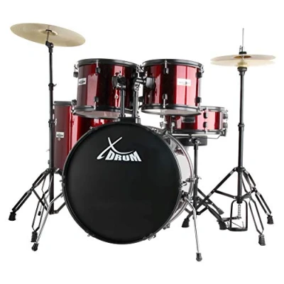 Image de XDrum Rookie 22&quot; Standard Batterie ruby red set complet