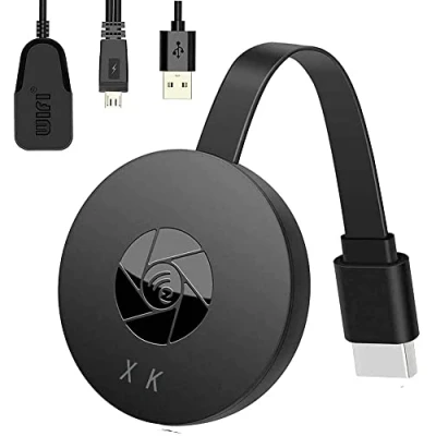 Image de Wireless HDMI Display Adapter, 2,4 GHz Adaptateur d&#039;affichage, 1080P Streaming Stick TV ​Support Miracast/ DLNA/ Airplay pour Phone/Window/Mac/Projecteur/Google chromecast