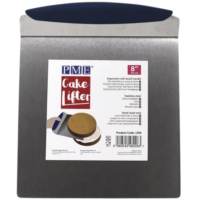 Image de PME LT08 Levoir à gâteau en acier inoxydable Argenté 8 po