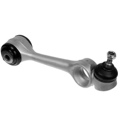 Image de MEYLE 016 050 3077 Bras de suspension ORIGINAL Quality avec support en caoutchouc supérieur, Essieu avant gauche barre oscillant transversal Aluminium
