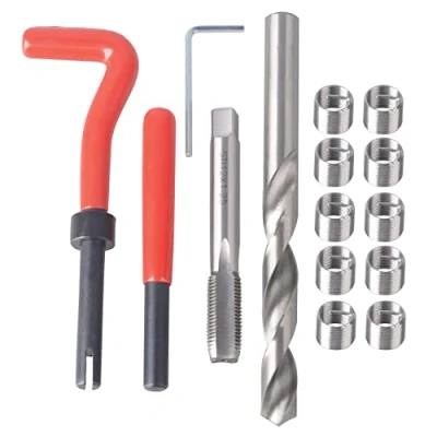 Image de DAYUAN kit de réparation filetage M12 x 1,25 mm, outils hélicoïdal, d&#039;insertion fil, ensemble d&#039;outils à main compatibles pour automobile