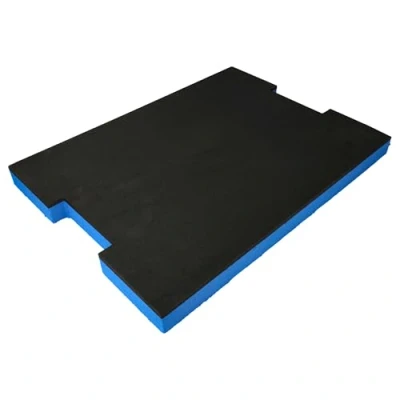 Image de vhbw Insert en mousse compatible avec Bosch Sortimo L Boxx 4.0 LB4 caisse à outils rigide, noir bleu, 30mm