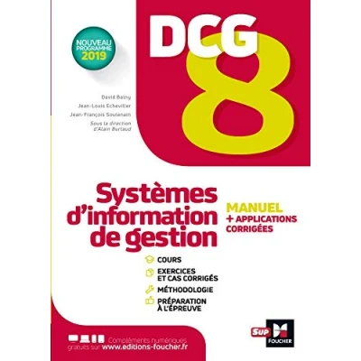Image de DCG 8 Systèmes d&#039;information de gestion Manuel et applications Livre d’occasion Bon