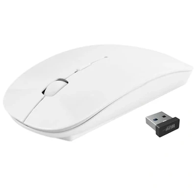 Image de APM Souris Sans fil Optique Mac / PC Blanc