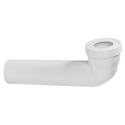 Image de Jardibric Pipe WC Longue Coudée 400mm Ø100 avec Emboîture Ø85/105 Solution Fiable et Durable pour Installation de Plomberie WC, Facile à Installer