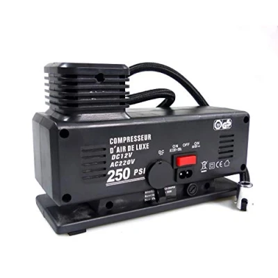 Image de CARTEC 231793 Compresseur à air 12, 220 250 17 électrique portable, alimenté par l&#039;allume cigare