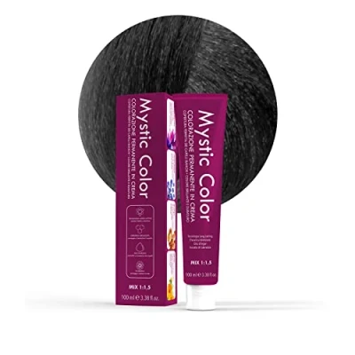 Image de Mystic Color, Correcteur Cendre, Crème Matifiante Professionnelle Longue Durée, avec Kératine Hydrolysée, Huile d&#039;Argan et Calendula, 100 ml