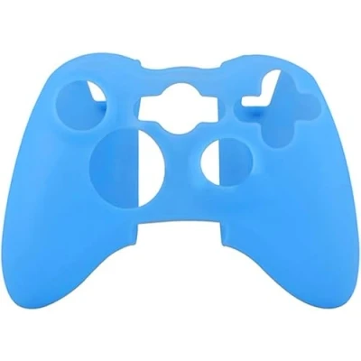 Image de OSTENT Housse de Protection en Silicone Souple Compatible avec la Manette Microsoft Xbox 360 Couleur Bleu